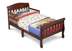 Delta Children Canton Toddler Bed Dark Cherry (604) Right Side View a2a