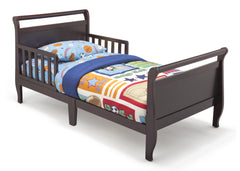 Delta Children Black Cherry Espresso (607) Contemporary Toddler Bed Right Side View a1a