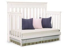 Delta Children White Ambiance (108) Chalet 4-in-1 Crib, Day Bed Conversion b3b