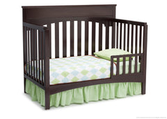 Delta Children Dark Chocolate (207) Bennington Lifestyle 4-in-1 Crib, Toddler Bed Conversion b3b