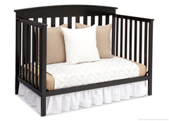 Delta Children Black (001) Gateway 4-in-1 Crib, Day Bed Conversion a5a