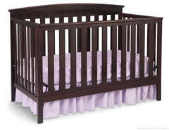 Delta Children Dark Chocolate (207) Gateway 4-in-1 Crib, Crib Conversion d1d