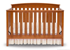 Delta Children Warm Honey (251) Gateway 4-in-1 Crib, Crib Conversion Front View e2e
