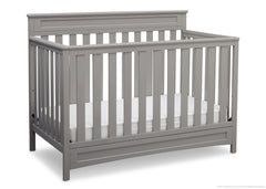 Delta Children Grey (026) Geneva 4-in-1 Crib, Crib Conversion a4a