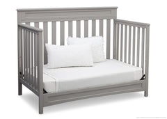 Delta Children Grey (026) Geneva 4-in-1 Crib, Day Bed Conversion a6a