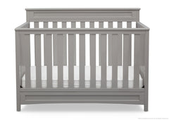 Delta Children Grey (026) Geneva 4-in-1 Crib, Front View a3a