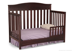 Delta Children Dark Chocolate (207) Emery 4-in-1 Crib, Toddler Bed Conversion with Toddler Guardrail b3b