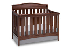 Delta Children Espresso Truffle (208) Summit 4-in-1 Crib, Crib Conversion a3a