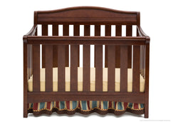 Delta Children Espresso Truffle (208) Summit 4-in-1 Crib, Crib Conversion a2a