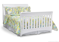 Delta Children White (100) Bentley 'S' Series 4-in-1 Crib, Full-Size Bed Conversion a6a
