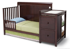 Delta Children Vintage Espresso (616) Chatham Crib 'N' Changer, Toddler Bed Conversion a3a