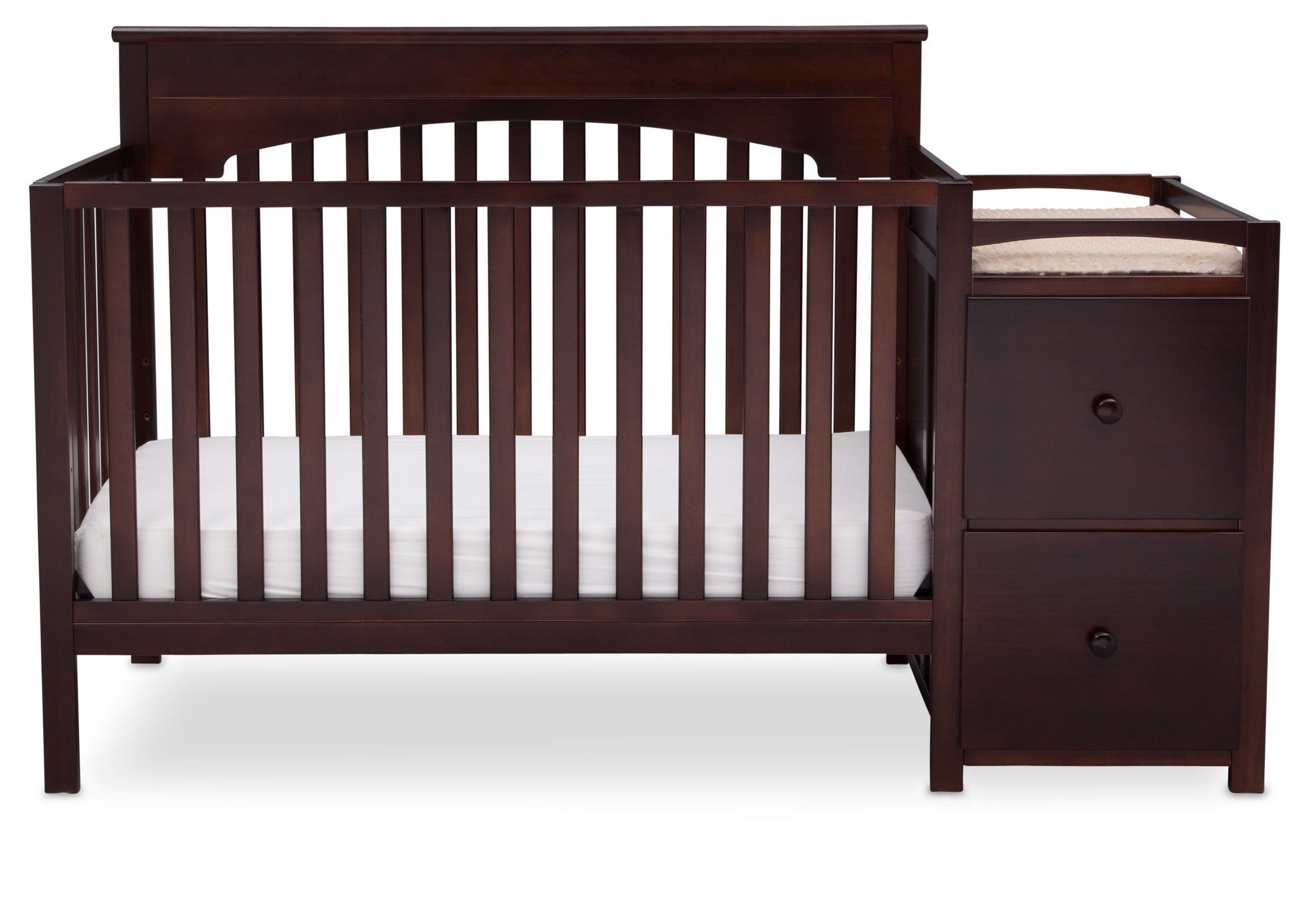 Delta children crib and top changer