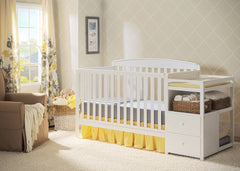 Delta Children White (100) Royal Crib 'N' Changer, Crib Conversion in Setting a1a