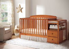 Delta Children Warm Honey (251) Royal Crib 'N' Changer, Crib Conversion in Setting c1c