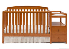 Delta Children Warm Honey (251) Royal Crib 'N' Changer, Crib Conversion c2c