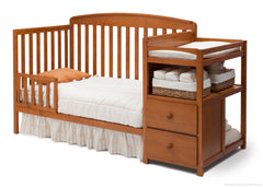 Delta Children Warm Honey (251) Royal Crib 'N' Changer, Toddler Bed Conversion c4c