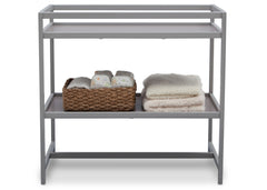 Delta Children Grey (026) Harbor Changing Table, Front View with Props a3a