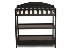 Delta Children Black (001) Wilmington Changing Table Front View a1a