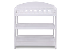 Delta Children White (100) Wilmington Changing Table Front View b1b