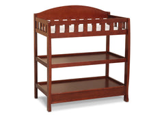 Delta Children Dark Cherry (604) Wilmington Changing Table Side View f2f