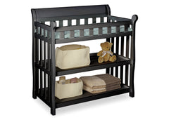 Delta Children Black (001) Eclipse Changing Table Right View a1a