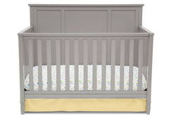 Delta Children Grey (026) Epic 4-in-1 Crib, Front view of Crib Conversion b2b