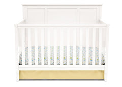 Delta Children White (100) Epic 4-in-1 Crib, Front view of Crib Conversion a1a