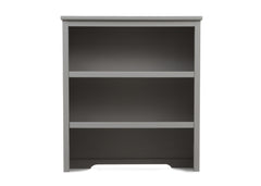 Delta Children Grey (026) Epic Bookcase/Hutch Front View with Base a1a