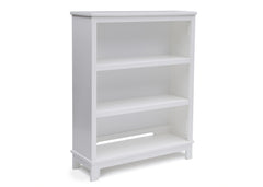 Delta Children White (100) Epic Bookcase/Hutch Side View b4b