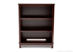Delta Children Chocolate (204) Epic Bookcase/Hutch Front View with Base c3c