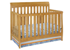 Delta Children Natural (260) Marquis 4-in-1 Crib, Crib Conversion Side View c2c