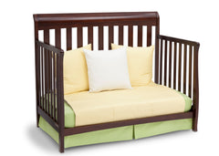 Delta Children Black Cherry Espresso (607) Marquis 4-in-1 Crib, Day Bed Conversion b4b