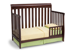 Delta Children Black Cherry Espresso (607) Marquis 4-in-1 Crib, Toddler Bed Conversion b3b