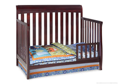 Delta Children Espresso Java (645) Marquis 4-in-1 Crib, Toddler Bed Conversion a3a