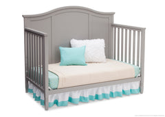 Delta Children Grey (026) Madrid 4-in-1 Crib, Day Bed Conversion b4b