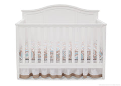 Delta Children White (100) Madrid 4-in-1 Crib, Crib Conversion a2a