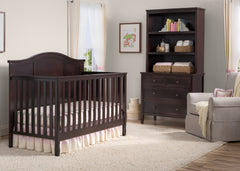 Delta Children Dark Chocolate (207) Madrid 4-in-1 Crib with Props c1c