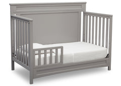 Delta Children Grey (026) Prescott 4-in-1 Crib, Toddler Bed Conversion a4a