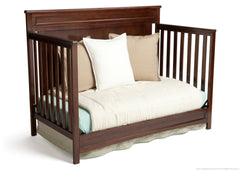 Delta Children Dark Chocolate (207) Princeton 4-in-1 Crib, Day Bed Conversion c4c