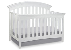 Delta Children White (100) Bentley 4-in-1 Crib, Crib Conversion a2a