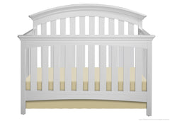 Delta Children White (100) Bentley 4-in-1 Crib, Crib Conversion a1a