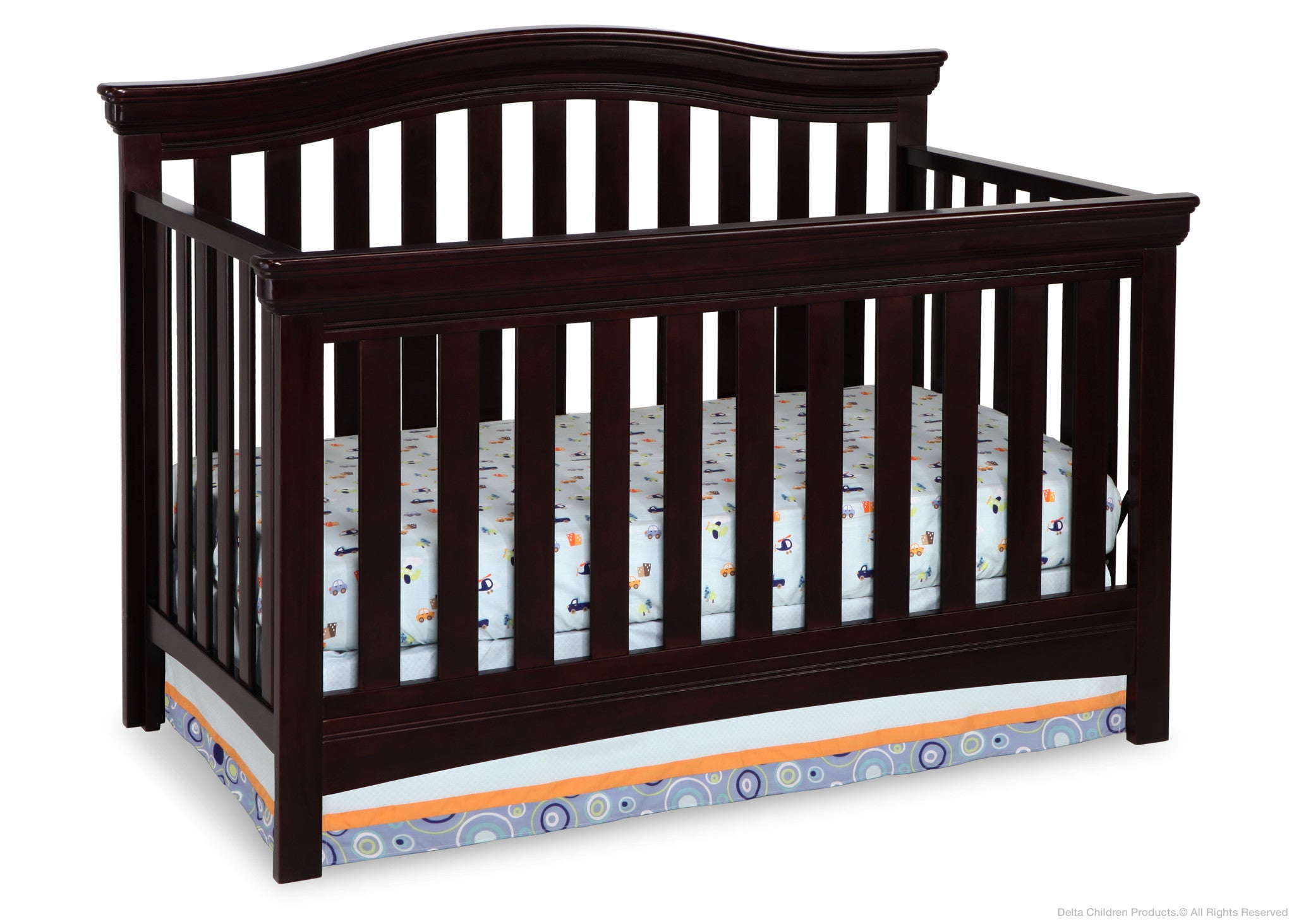 Bennington Curved 4 in 1 Crib deltaplayground