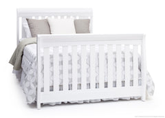 Delta Children Bianca (130) Clermont 4-in-1 Crib, Full-Size Bed Conversion a5a