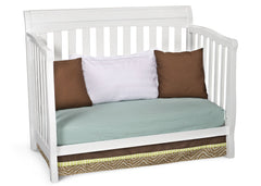 Delta Childrens White (100) Eclipse 4-in-1 Day Bed Conversion a4a