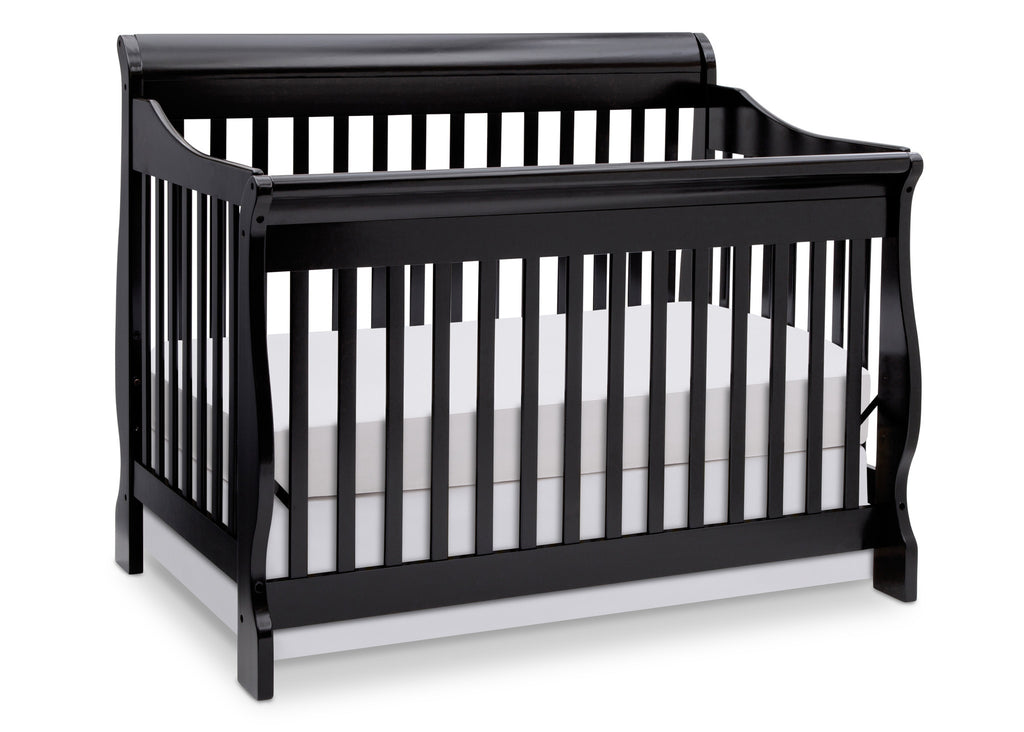 Delta Children Black (001)  Canton 4-in-1 Crib, Crib Conversion a3a