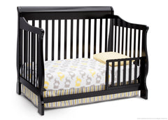 Delta Children Black (001)  Canton 4-in-1 Crib, Toddler Bed Conversion a4a