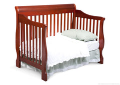 Delta Children Dark Cherry (604) Canton 4-in-1 Crib, Toddler Bed Conversion d3d