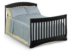 Delta Children Black (001) Solutions Curved 4 in 1 Crib, Full-Size Conversion a4a