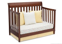Delta Children Espresso Truffle (208) Haven 4-in-1 Crib, Day Bed Conversion b4b