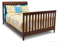 Delta Children Espresso Truffle (208) Haven 4-in-1 Crib, Full-Size Bed Conversion b5b
